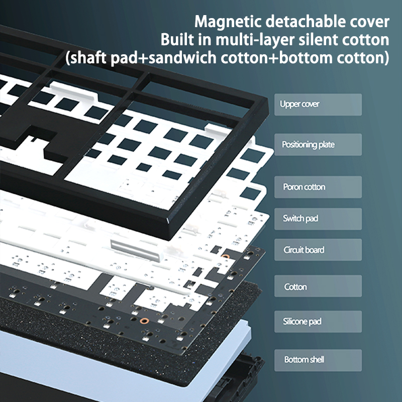 108-toetsen mechanisch toetsen - Gaming Keyboard Hot Swappable recensie en prijs