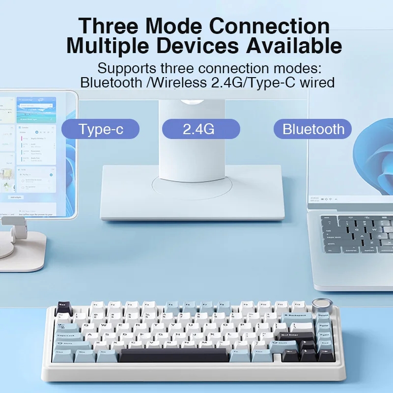 AULA F75 2.4G Draadloos/Blueto - Keyboard Gaming Blue Switch recensie en prijs