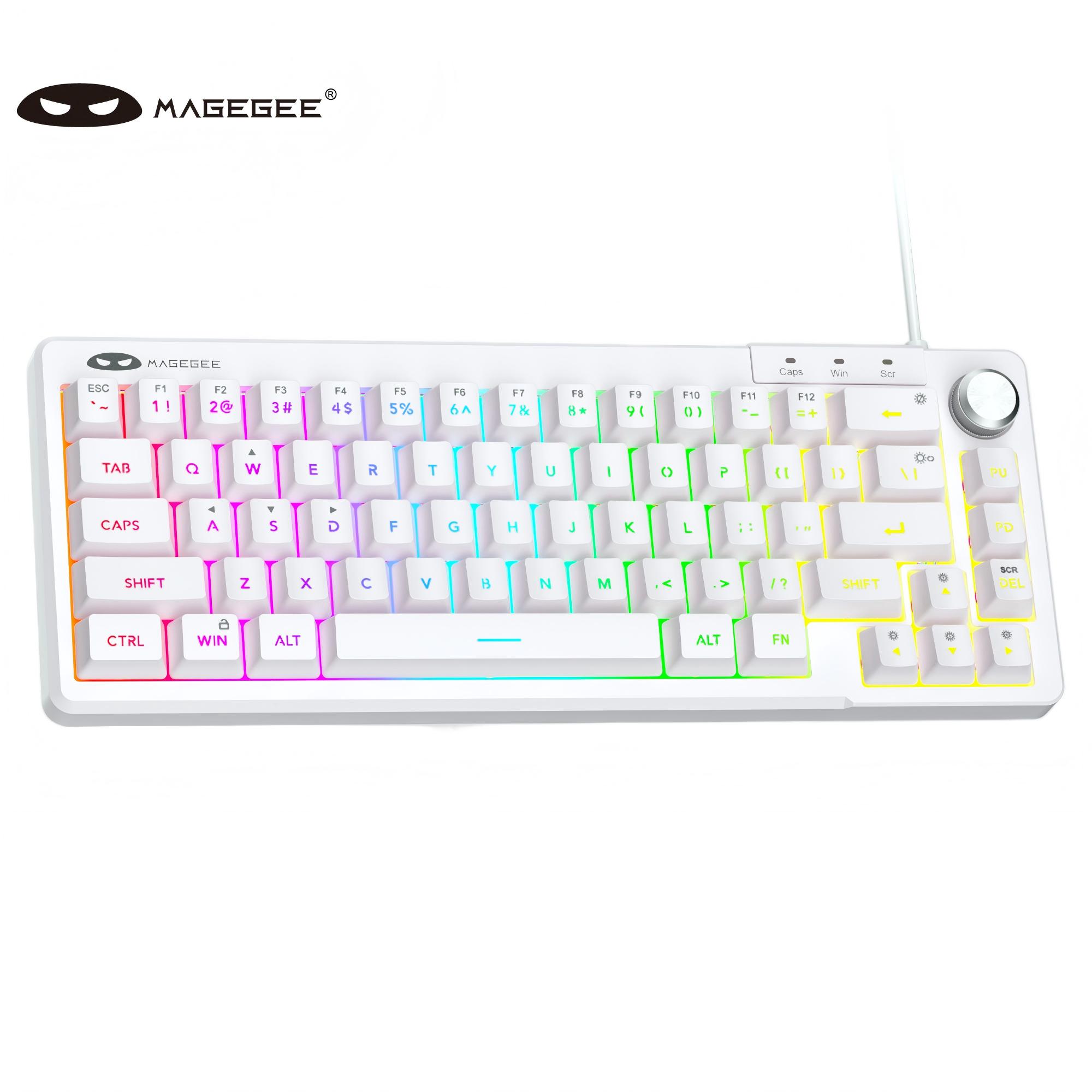 MageGee TS68 Mini 60% membraan - Keyboard Gaming Blue Switch recensie en prijs