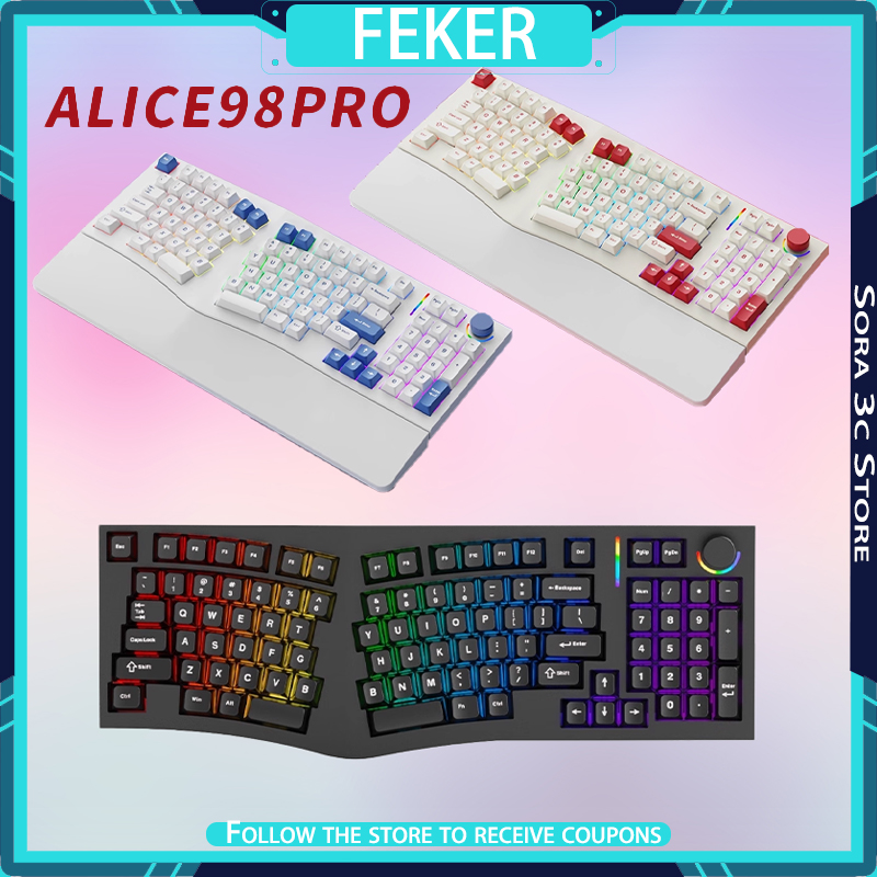 FEKER Alice98pro Mechanisch to - Gaming Keyboard Hot Swappable recensie en prijs